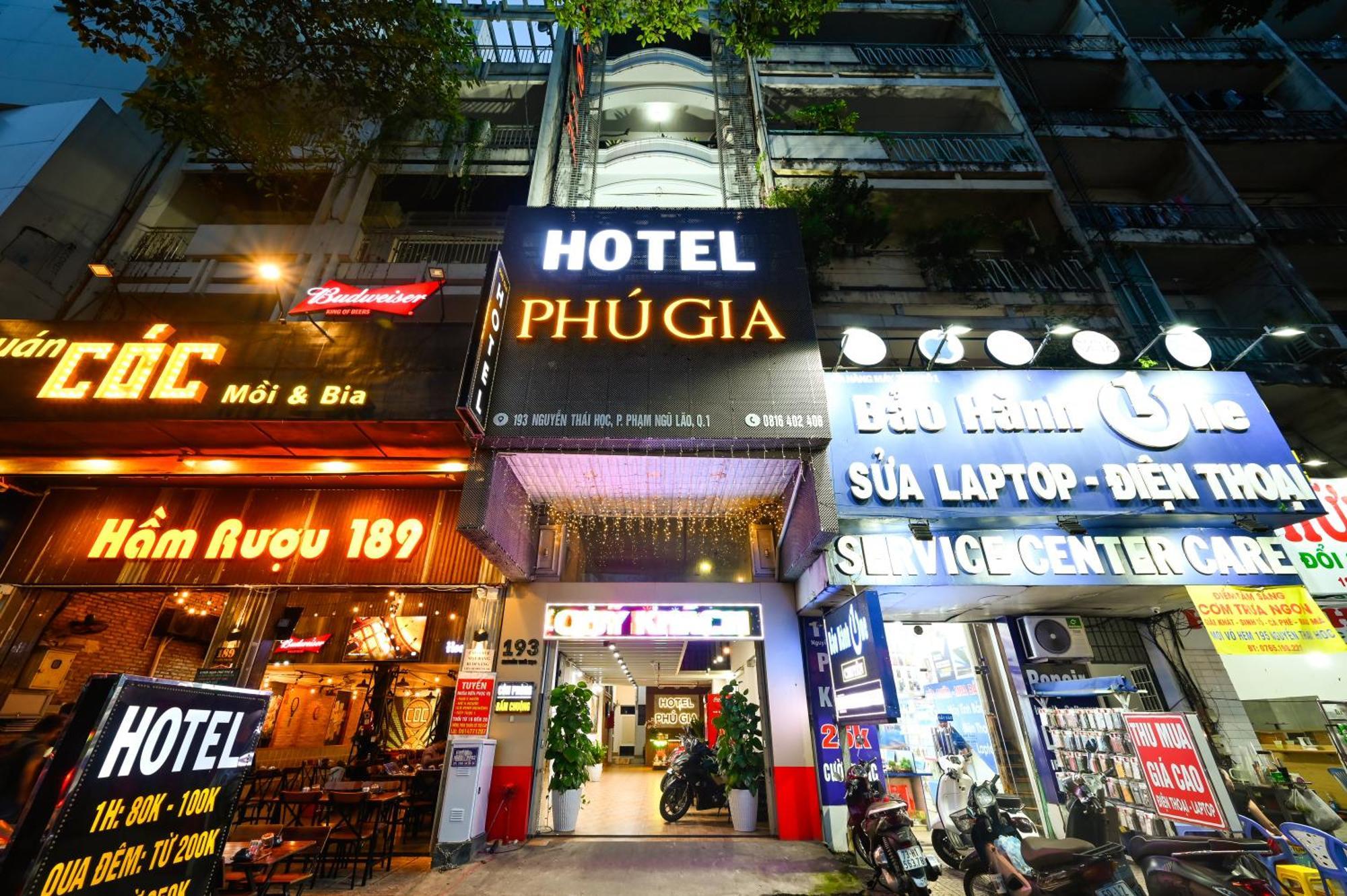 Phu Gia Hotel 193 Nguyen Thai Hoc ホーチミン市 エクステリア 写真